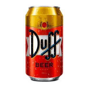Cerveja Duff Lager 330ml – Ícone dos Simpsons