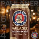 Paulaner Weissbier Dunkel Lata 500ml Trigo Escura - Imagem 2