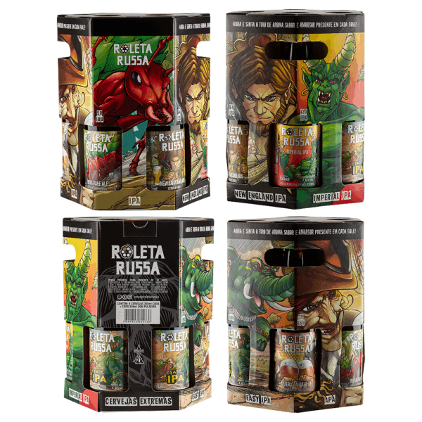 Kit Roleta Russa 6 Cervejas + Copo Oficial - Imagem 6