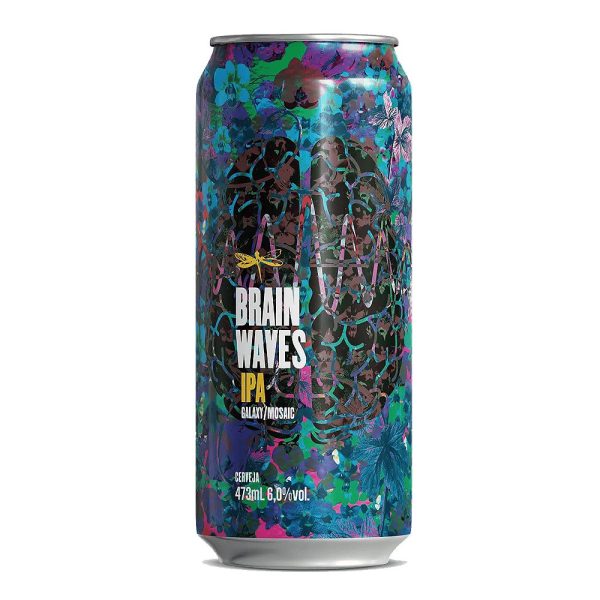 Cerveja Dádiva Brain Waves IPA 473ml Galaxy Mosaic - Imagem 1