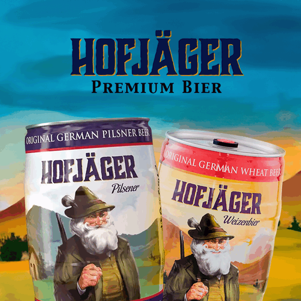 Barril Hofjäger Weizenbier 5L Trigo Alemã - Imagem 2