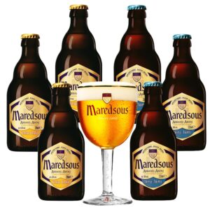 Kit Maredsous 3 Blonde 3 Tripel + Taça 250ml