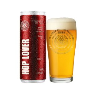 Kit 1 Cerveja Hop Lover DIPA 355ml + Copo Dogma 320ml