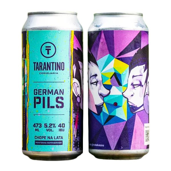 Cerveja Tarantino German Pils 473ml Lata 5,2% - Imagem 1