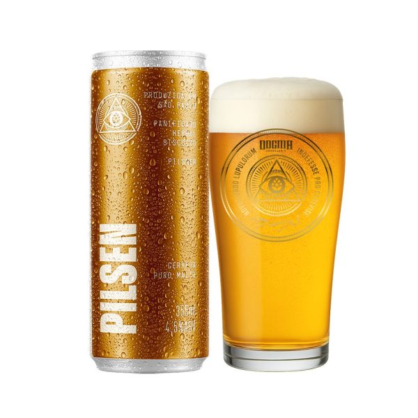 Kit Pilsen Dogma 355ml + Copo Willy 320ml - Imagem 1