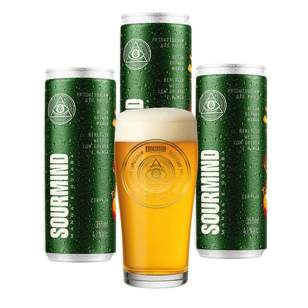 Kit 3x Dogma Sourmind 355ml + Copo Willy 320ml - Imagem 1
