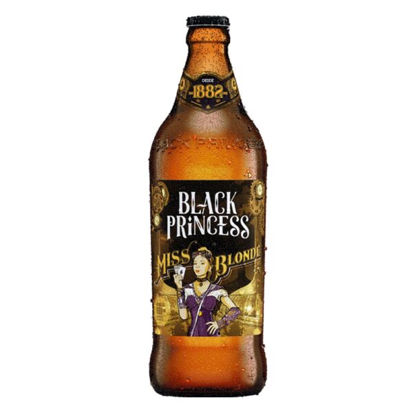 Cerveja Black Princess Miss Blonde Belgian Ale 600ml - Imagem 1