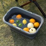 Cesto Dobrável Multiuso 30L com Tampa e Mesa Portátil - Imagem 6