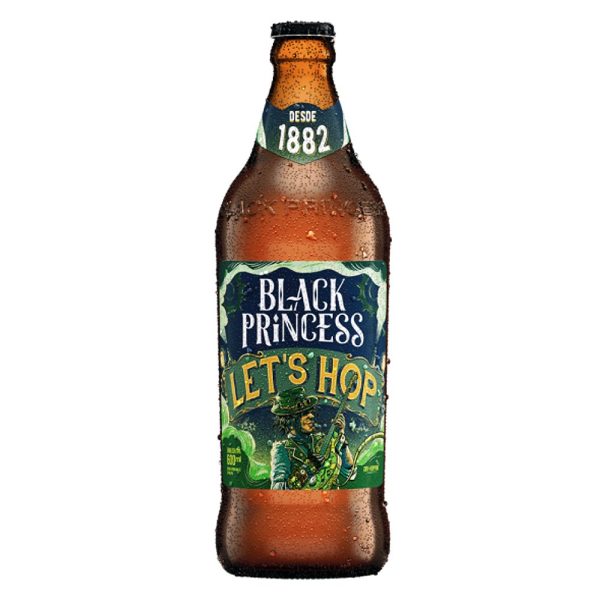 Cerveja Black Princess Let's Hop 600ml American IPA - Imagem 1