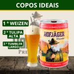Barril Hofjäger Weizenbier 5L Trigo Alemã - Imagem 4