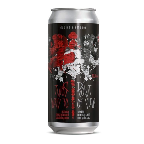 Cerveja Dádiva Point of View Stout Goiabada 473ml - Imagem 1