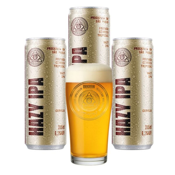 Kit 3 Hazy IPA Dogma 355ml + Copo Willy 320ml - Imagem 1