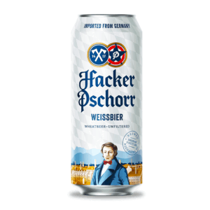 Cerveja Hacker Pschorr Weissbier Lata 500ml Alemã