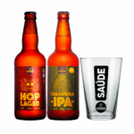 Kit Cerveja Campinas Hop Lager 500ml + Forasteiro IPA + Copo - Imagem 2