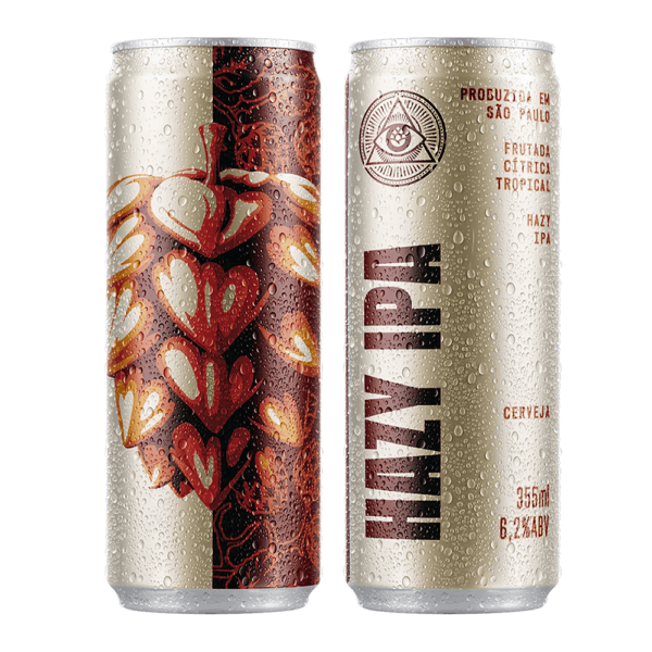 Cerveja Dogma Hazy IPA 355ml 6,2% Tropical e Frutada - Imagem 1