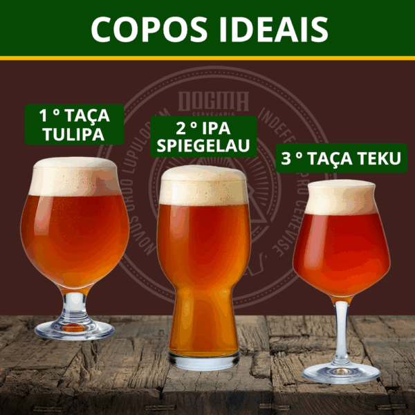 Cerveja Dogma Hazy IPA 355ml 6,2% Tropical e Frutada - Imagem 4