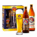 Kit Paulaner Dunkel e Weissbier 500ml + Copo Weizen