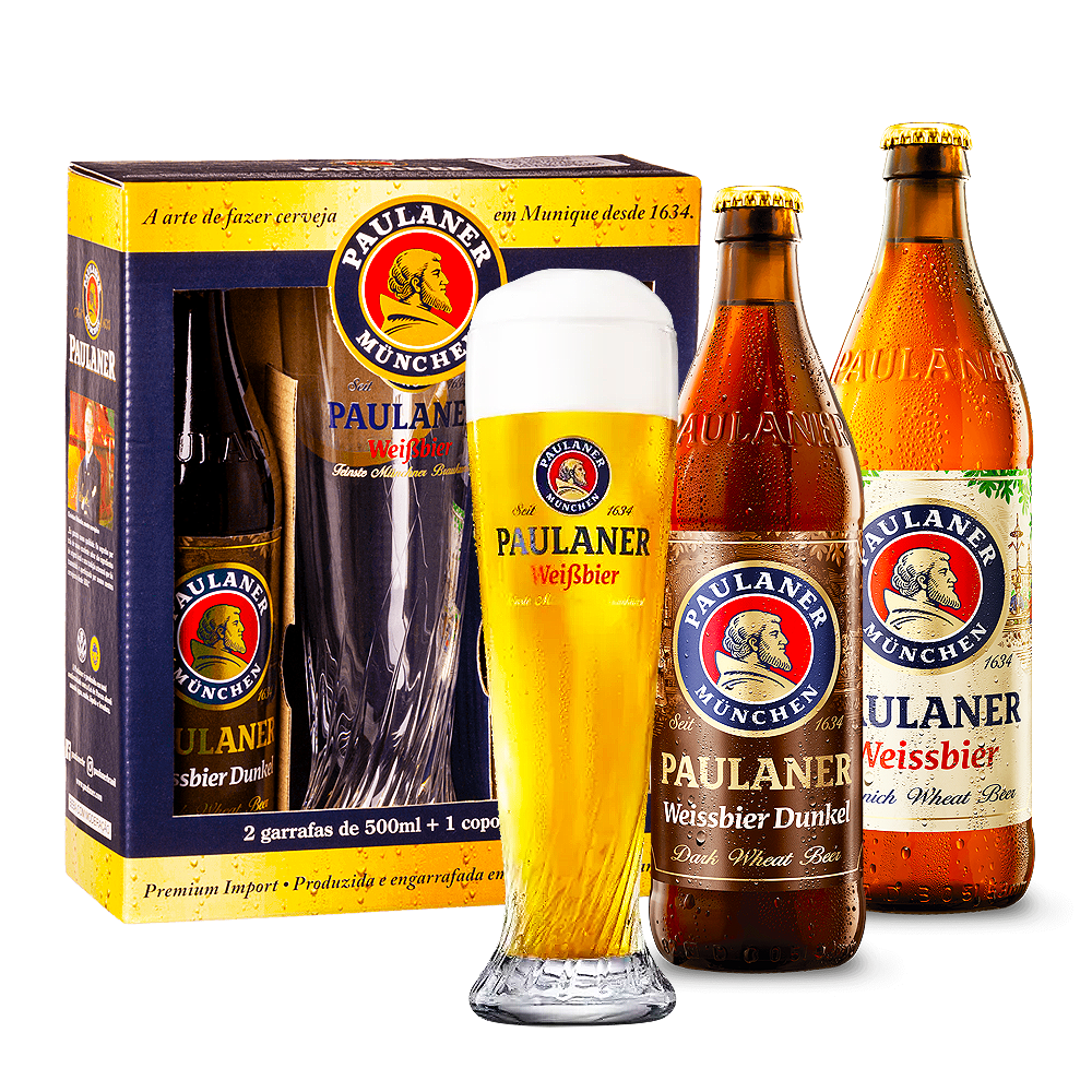 fcb34b0465400710aea9c4e614109d43-1.png Kit Paulaner Dunkel e Weissbier 500ml + Copo Weizen - Imagem 1