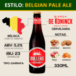 Cerveja Belga Bolleke De Koninck Belgian Ale 330ml - Imagem 3