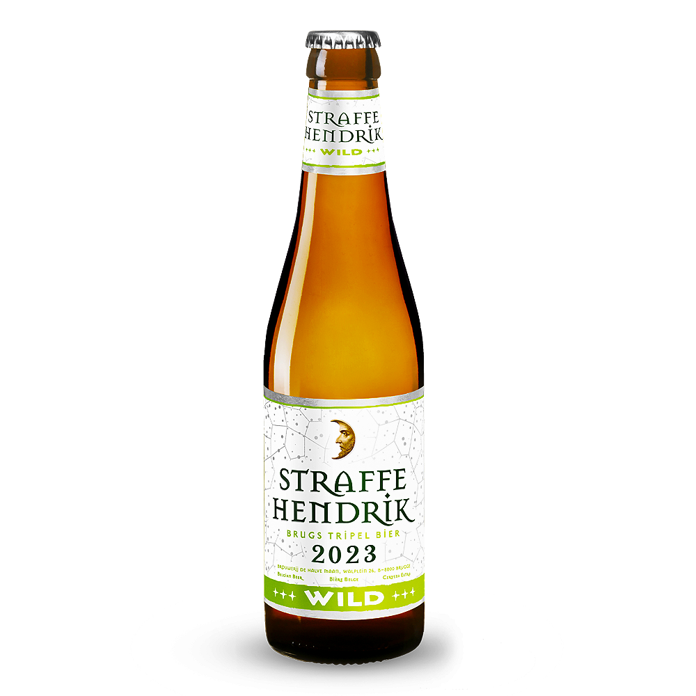 177034245ffd961f0b42e00f5210b9bb.png Cerveja Belga Straffe Hendrik Wild 2023 330ml- De Halve Maan - Imagem 1