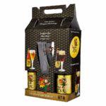 Kit Brugse Zot Blonde & Dubbel + Taça 330ml - De Halve Maan