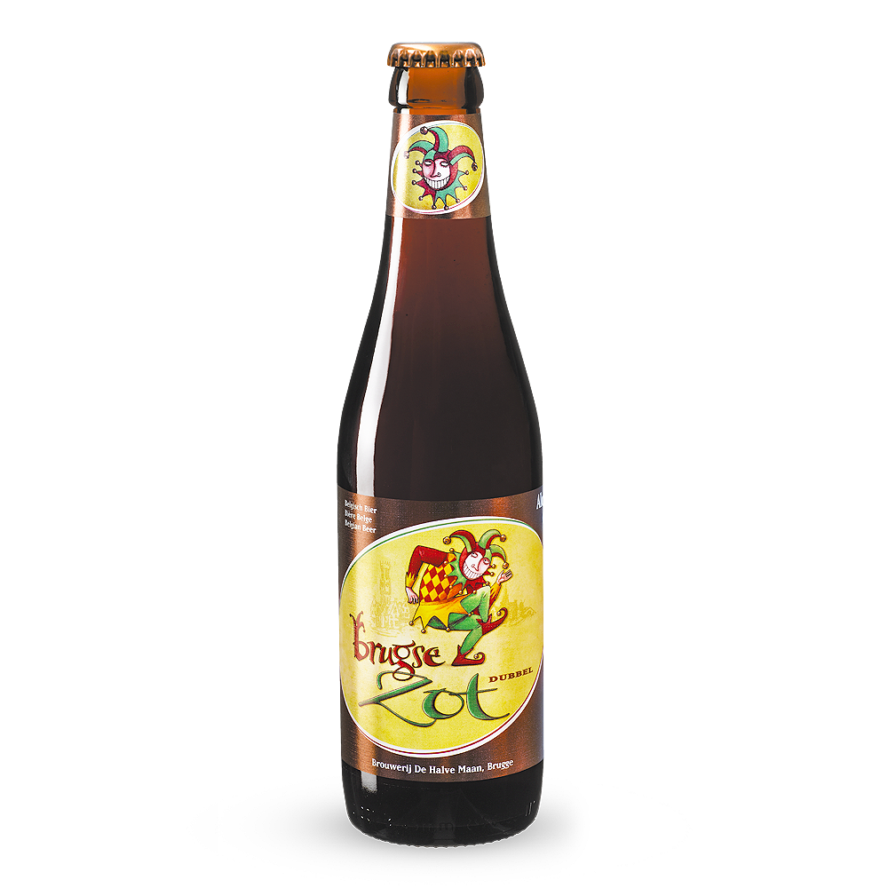 84d6509616605781ad5f2003634f375d.png Cerveja Belga Brugse Zot Dubbel 330ml - De Halve maan - Imagem 1