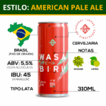 Cerveja Japas Wasabiru APA 310ml com Wasabi - Imagem 4