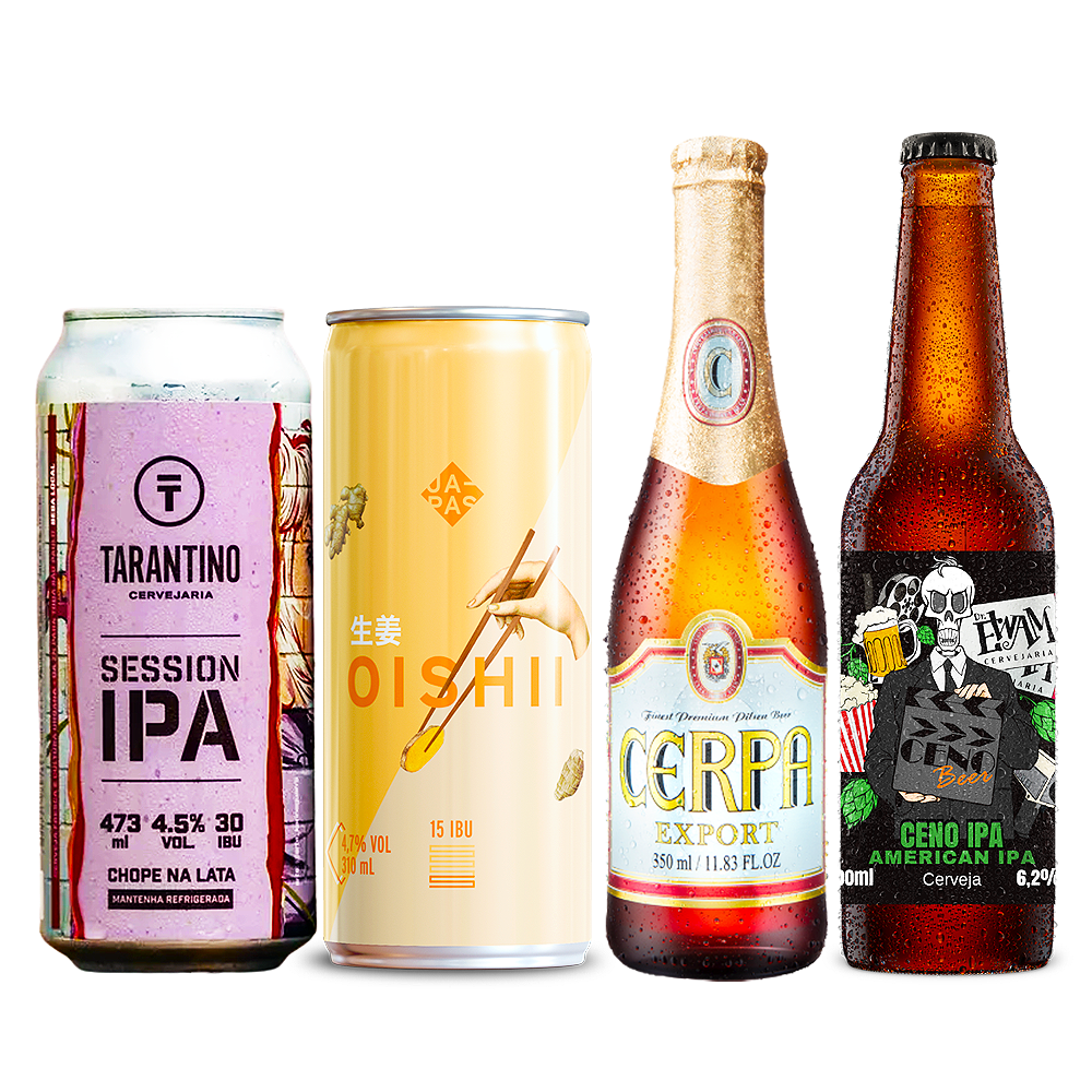 a360151f1005e262a44fccfdb81d1102-1.png Kit 4 Cervejas Artesanais IPA, Lager e Witbier - Imagem 1