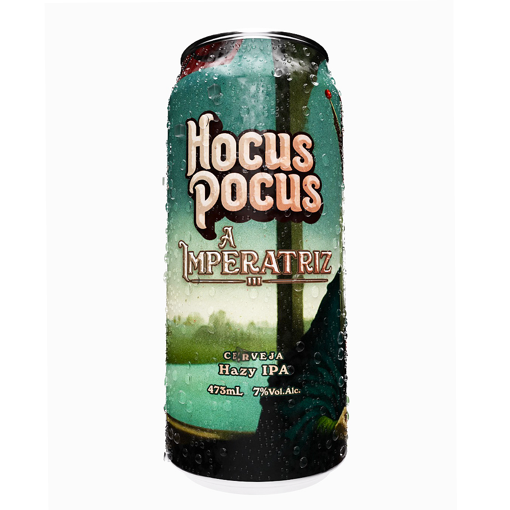 63a107e321b4760ac757cba0f3ecb46e.png Cerveja Hocus Pocus A Imperatriz Hazy IPA 7% 473ml - Imagem 1