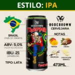 Cerveja Bodebrown Trooper Brasil IPA Lata 473ml - Imagem 3